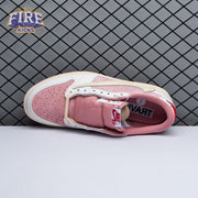 Travis Scott x Air Jordan 1 Low OG Pink Beige Red DM7866-600 Unisex