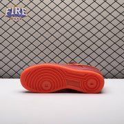 Nike Air Force 1 Low Patent Leather Dark Team Red Safety Orange IO4489-601 Unisex