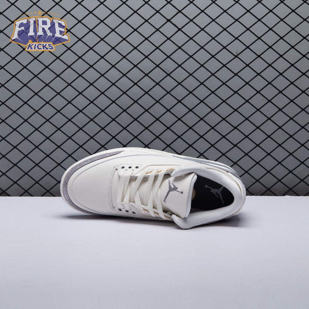 Jordan 3 Retro Sail Cement Grey CK9246-100 Unisex
