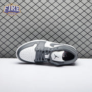 Jordan 1 Low Grey White 553558-044 Unisex