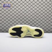 Jordan 11 Retro Black Barely Volt IB1378-001 Unisex