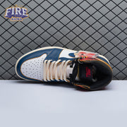 Jordan 1 Retro High Union Los Angeles Blue Toe Men's