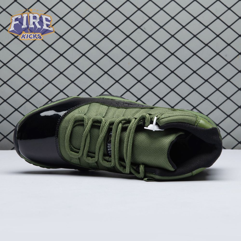 Air Jordan 11 Retro Army Green Black CT8012 300 Men's