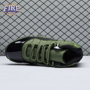 Air Jordan 11 Retro Army Green Black CT8012 300 Men's