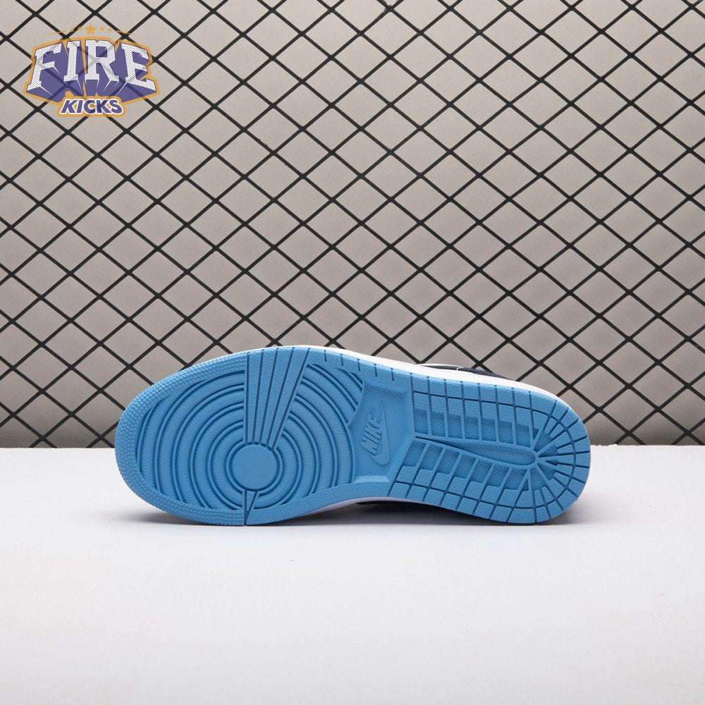 Jordan 1 Low Midnight Navy University Blue 553558-404 Unisex
