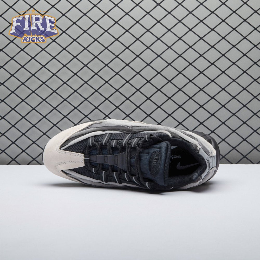 Nike Air Max 95 Comme des Garcons Black Grey CU8406-101 Men's