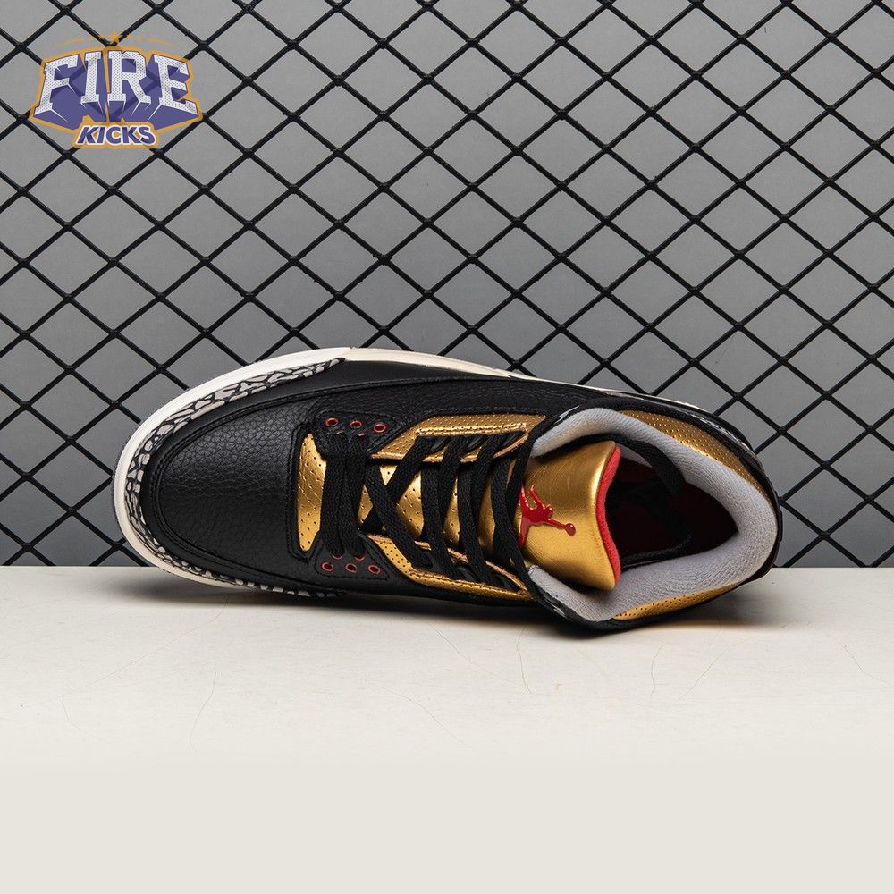 Air Jordan 3 Black Gold Men's