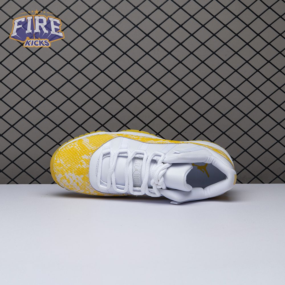 Jordan 11 Retro Low Tour Yellow Snakeskin AH7860-107 Men's