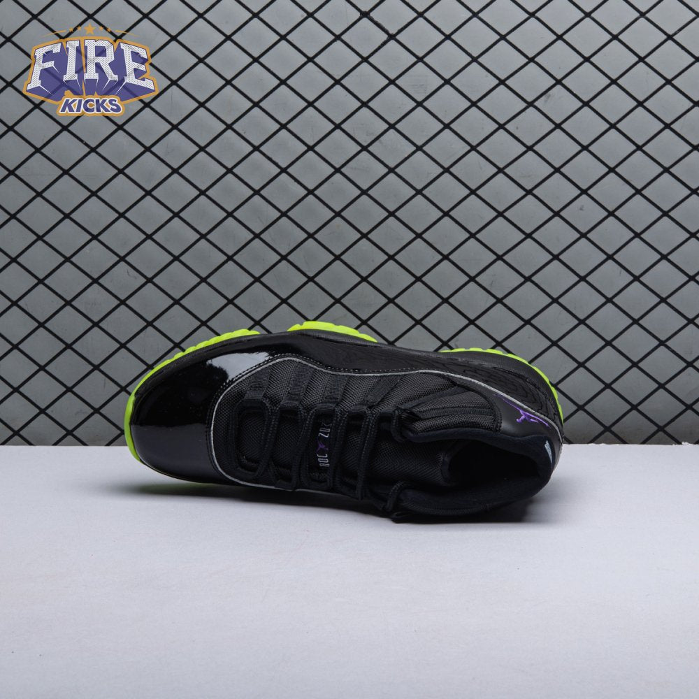 Air Jordan 11 GS Black Barely Volt Men's