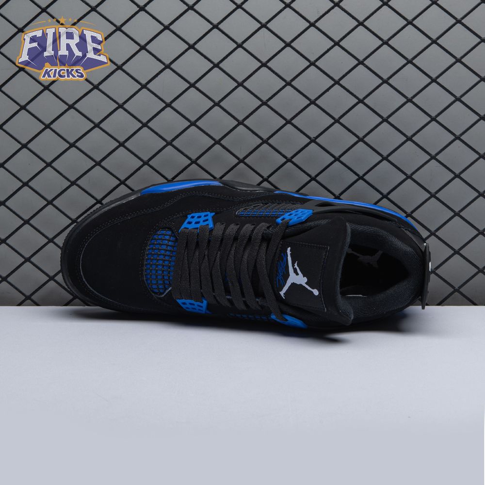Jordan 4 Retro Black Blue Unisex