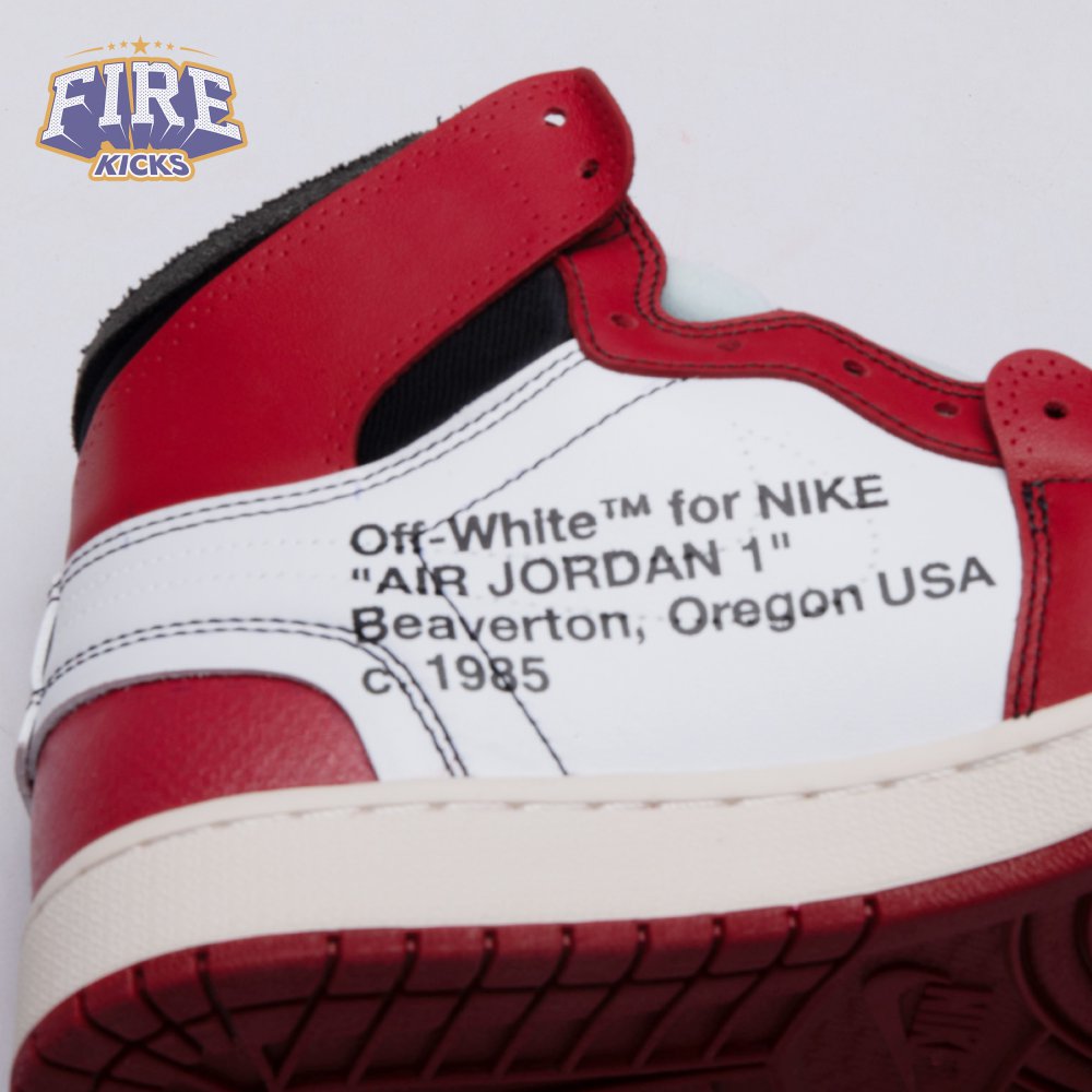 Off-White x Air Jordan 1 Retro High OG 'Chicago' Unisex