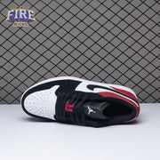 Jordan 1 Low Black Toe 553558-116 Unisex