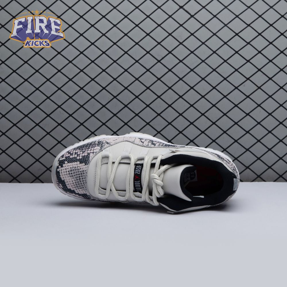 Jordan 11 Retro Low Snake Light Bone CD6846-002 Unisex