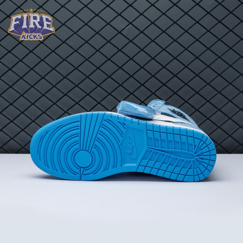 Jordan 1 Retro High White University Blue Black Unisex