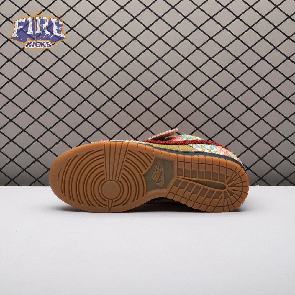 Nike Dunk Low Panda-Monium Green Curry Multi-Color IB2263-300 Unisex