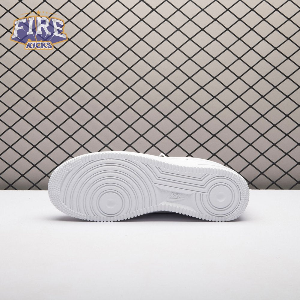 Nike Air Force 1 Low '07 Next Nature Triple White Bulbous Swoosh HF2014-100 Unisex