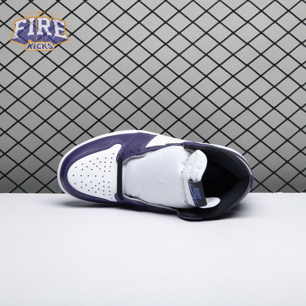 Jordan 1 Retro High Court Purple White Men's