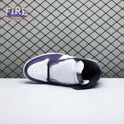 Jordan 1 Retro High Court Purple White Men's