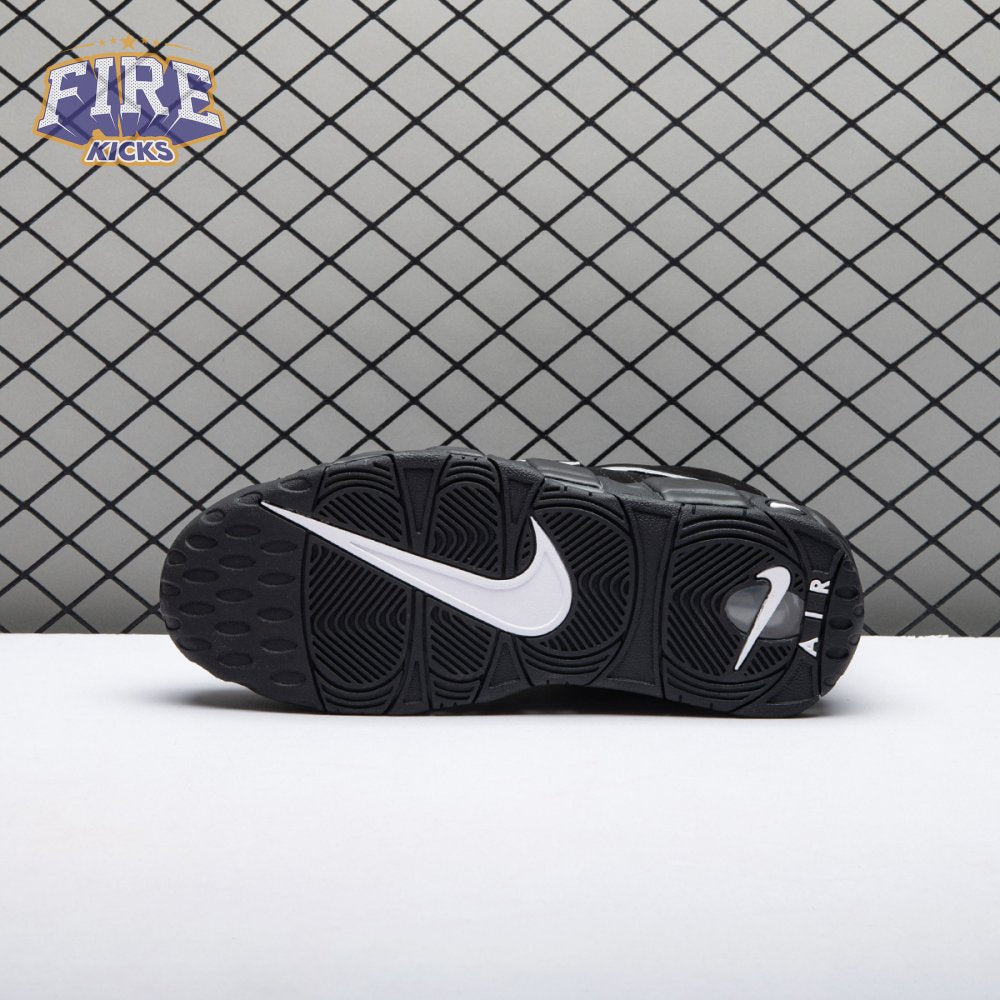 Nike Air More Uptempo Black White 414962-002 Unisex