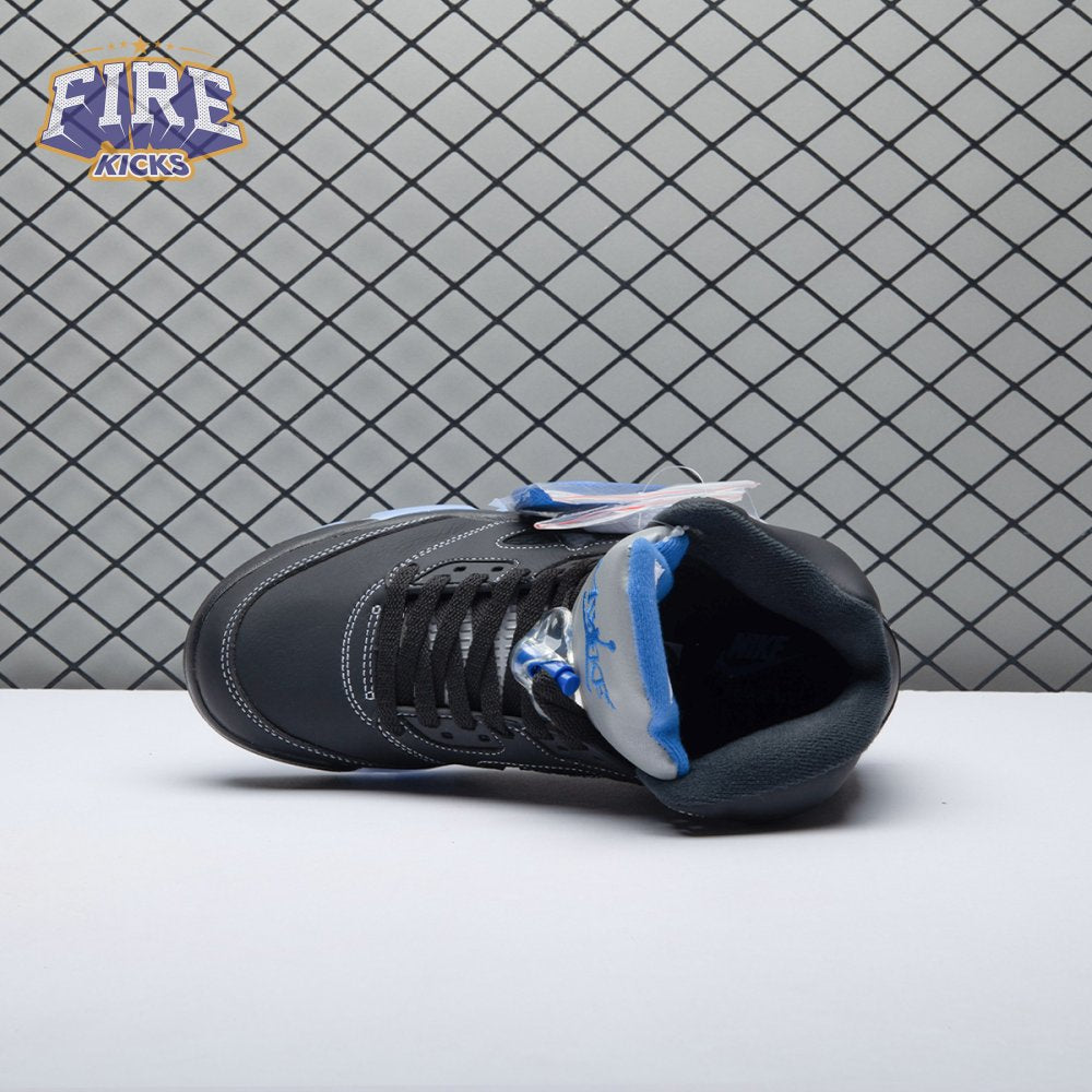 Awake NY x Air Jordan 5 "Black/Racer Blue" DV4982-004 Unisex