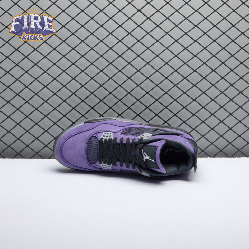 Air jordan 4 x Travis Scott Purple Unisex