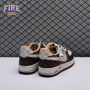 Nike Air Force 1 Low Monogram Brown Damier Azur Unisex (Special Box)