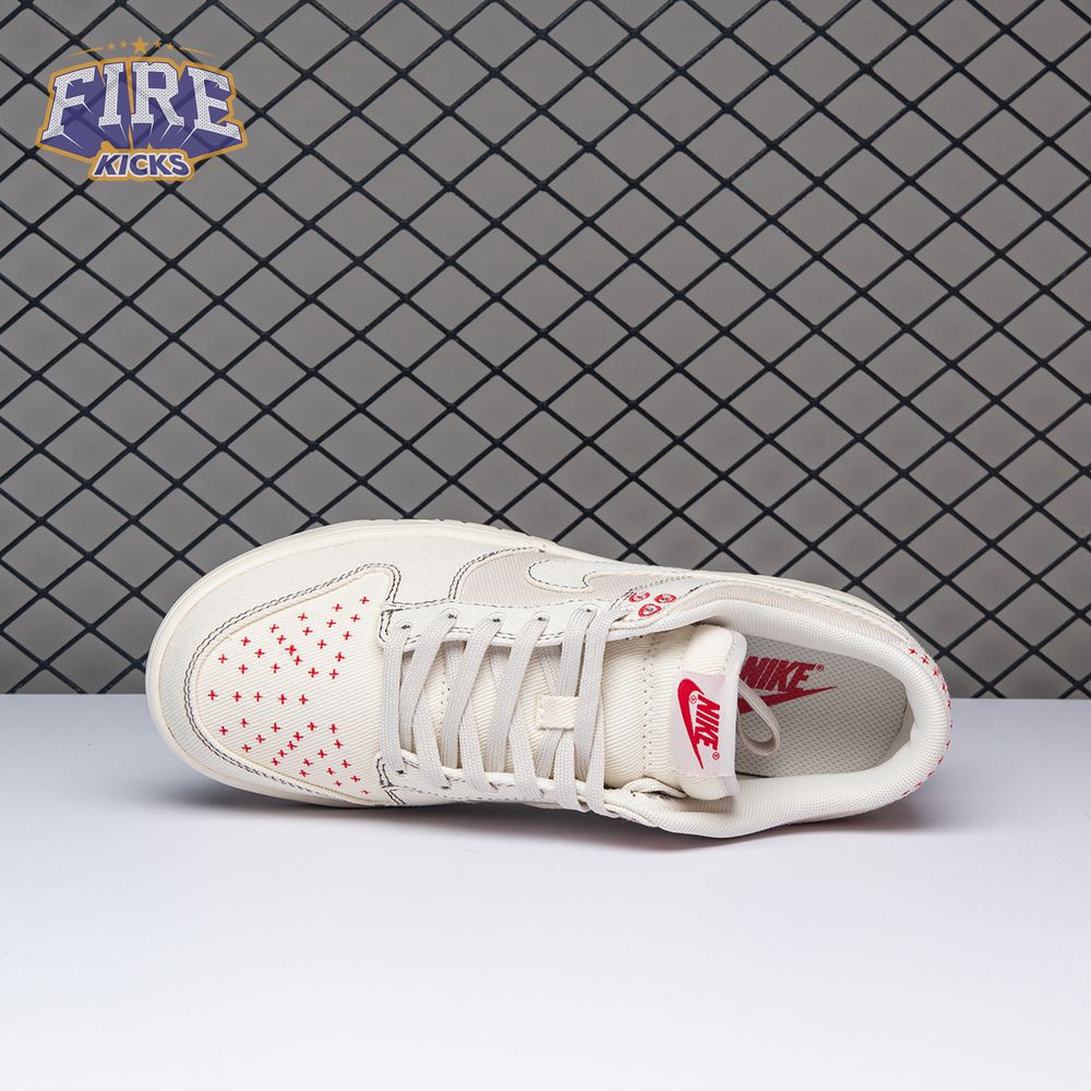 Nike Dunk Low Light Orewood Brown Sashiko DV0834-100 Unisex