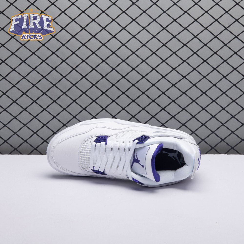 Air Jordan 4 Retro 'Purple Metallic' Unisex