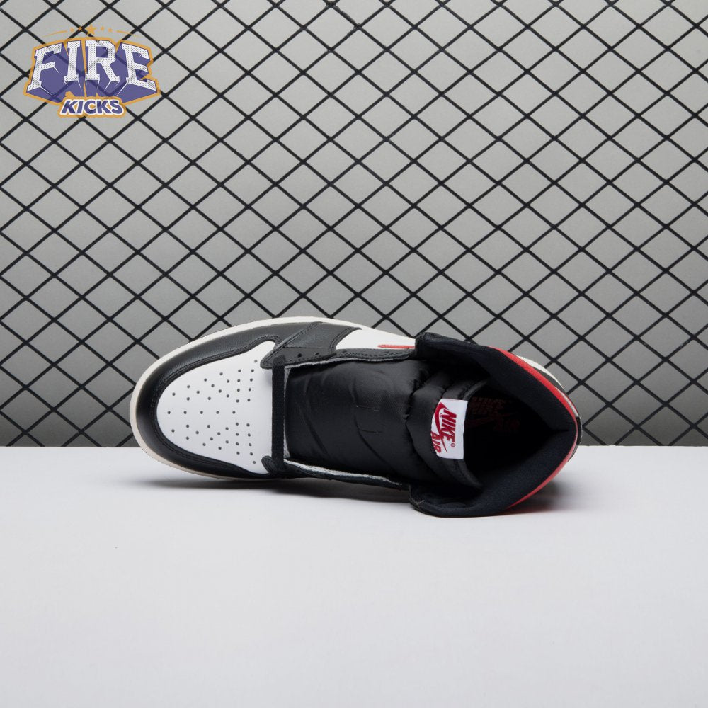 Jordan 1 Retro High Black Gym Red Men's