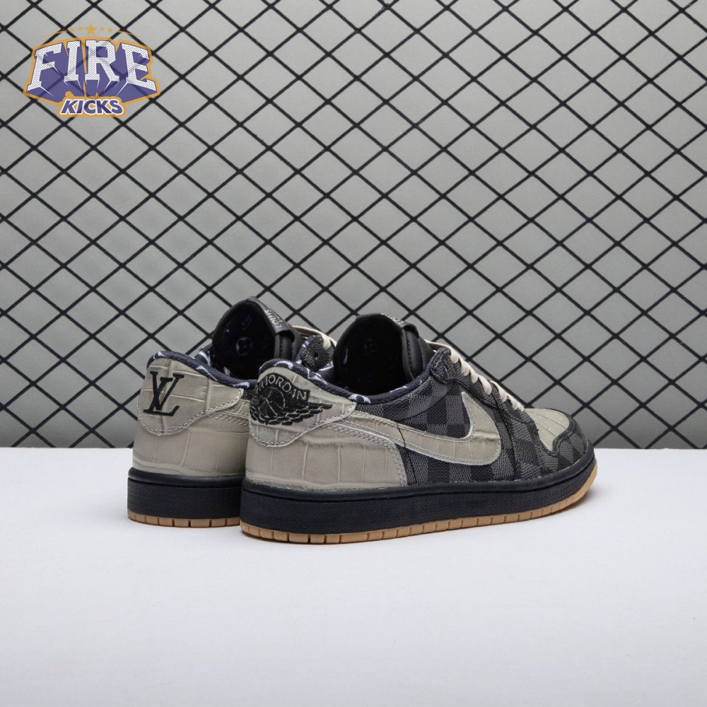 Jordan 1 Low x VL Grey and Black DZ2505-001 Men's