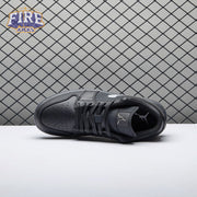 Jordan 1 Low Black White Dark Smoke Grey Unisex