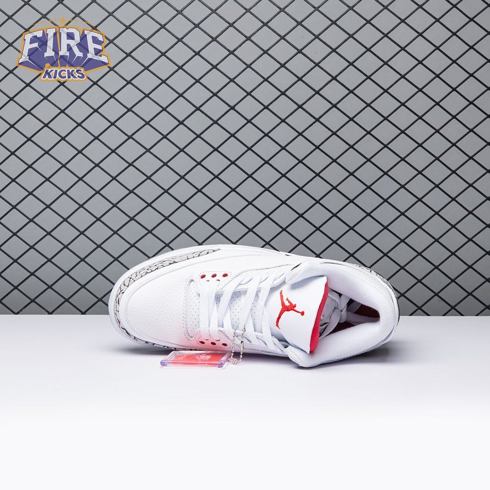 Jordan 3 Retro Free Throw Line White Cement 923096-101 Men's