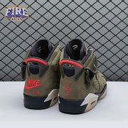 Travis Scott x Air Jordan 6 Retro 'Olive' CN1084 200 Men's