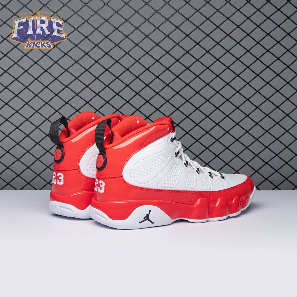 Jordan 9 Retro White Gym Red 302370-160 Men's