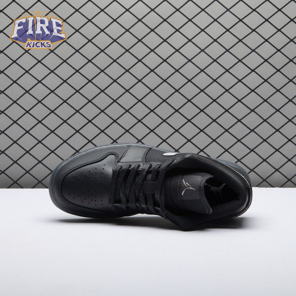 Jordan 1 Low Black White Dark Smoke Grey HV5968-001 Unisex