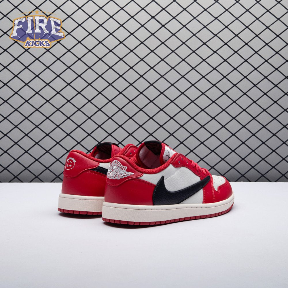 Travis Scott Jordan 1 Low Chicago DZ4137-700 Unisex