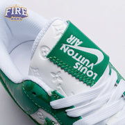 Nike Air Force 1 Low By Virgil Abloh White Green Men's