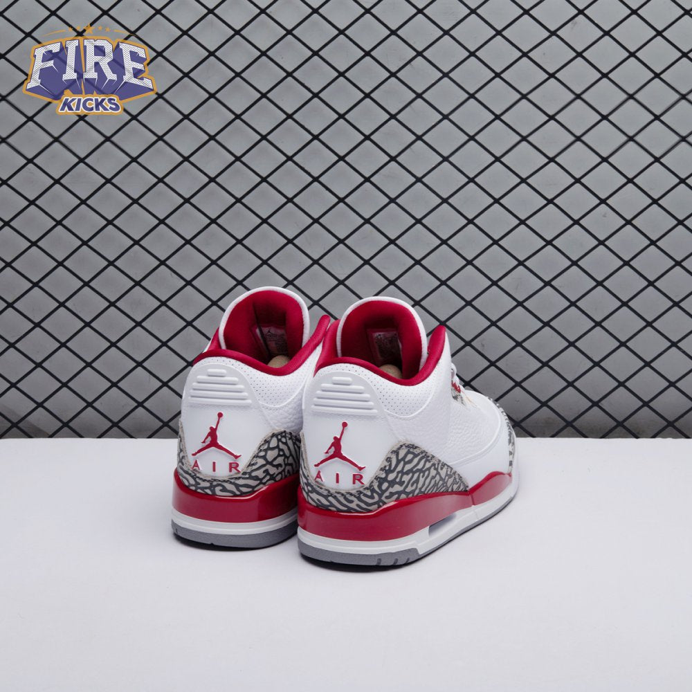 Jordan 3 Retro Cardinal Red CT8532-126 Unisex
