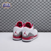 Jordan 3 Retro Cardinal Red CT8532-126 Unisex