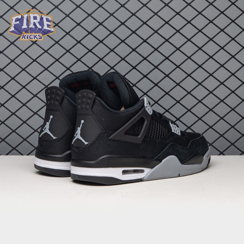 Air Jordan 4 Retro SE Black Canvas DH7138-006 Men's