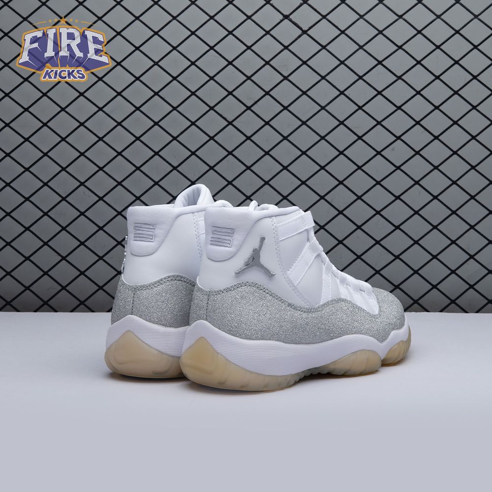Jordan 11 Retro White Metallic Silver AR0715-100 Unisex
