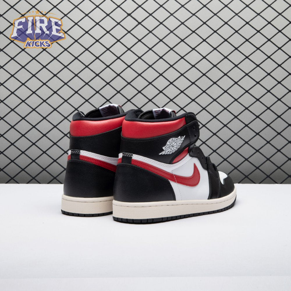 Jordan 1 Retro High Black Gym Red Men's