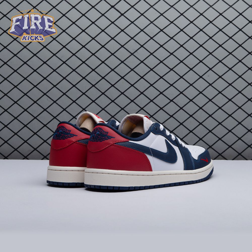 Air Jordan 1 Low OG 'Gym Red & Midnight Navy' HQ2993-100 Unisex