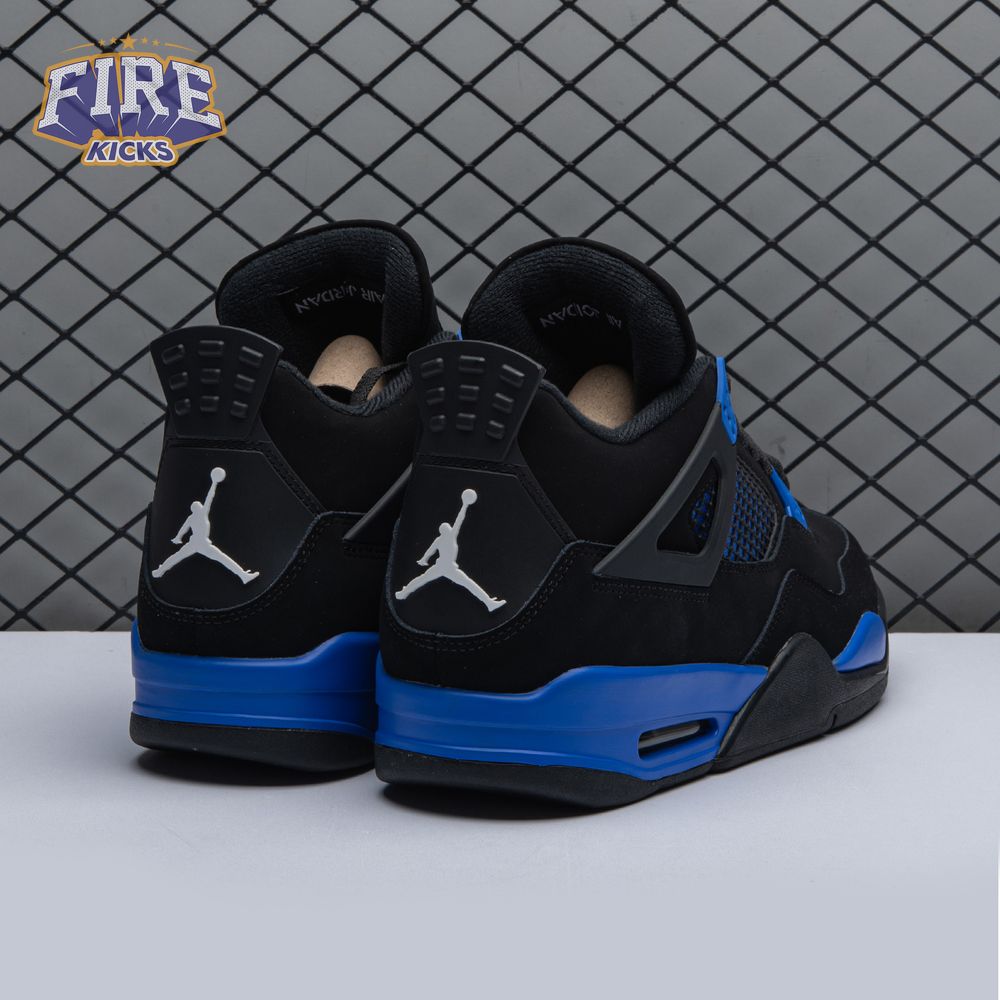 Jordan 4 Retro Black Blue Unisex