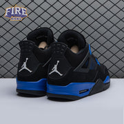 Jordan 4 Retro Black Blue Unisex