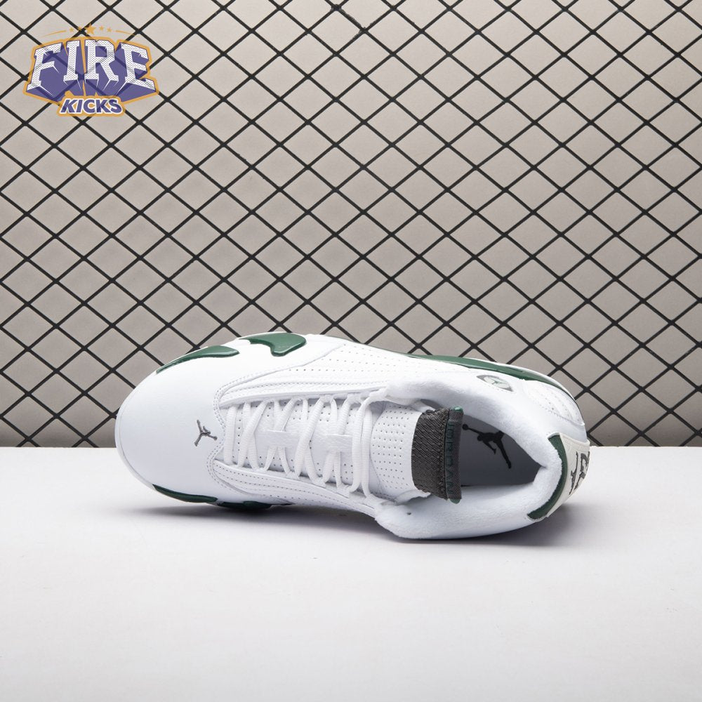 Jordan 14 Retro White Forest Green 311832-131 Men's
