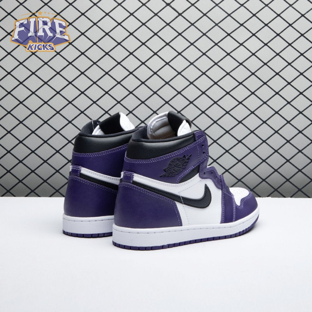 Jordan 1 Retro High Court Purple White Men's