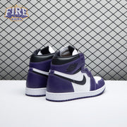 Jordan 1 Retro High Court Purple White Men's