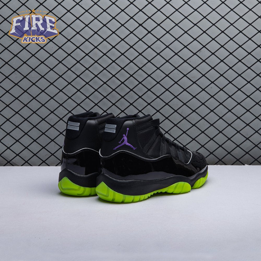 Air Jordan 11 GS Black Barely Volt Men's