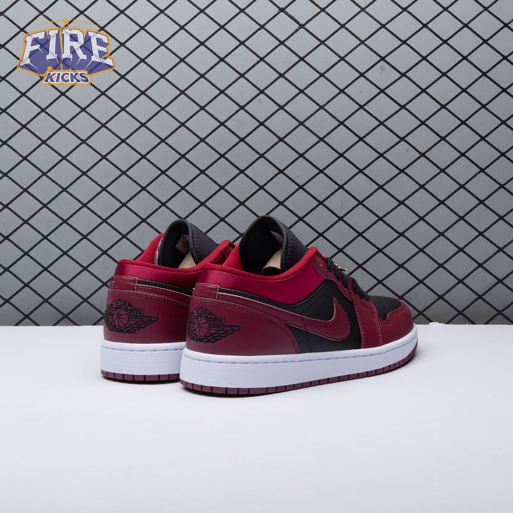 Jordan 1 Low Dark Beetroot Black DB6491-600 Unisex